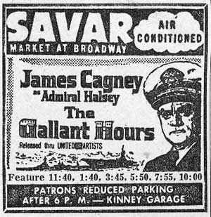 Savar Theatre advertisement, June 10, 1960