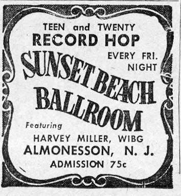 Sunset Beach advertisement, June 10, 1960