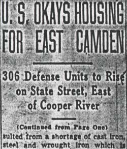 Housing Plans in East Camden Okayed by U.S., continued