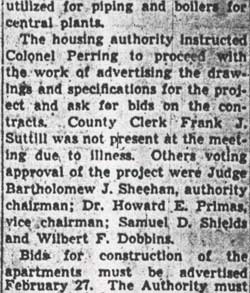 Housing Plans in East Camden Okayed by U.S., continued