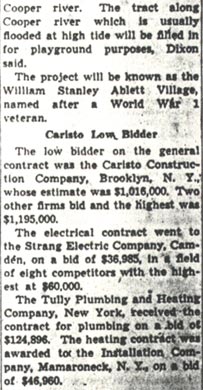 Contracts for 306 Homes, continued