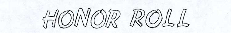 Westfield Acres service roster header, February 21, 1943
