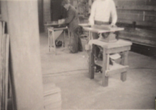 Woodworking shop at Westfield Acres