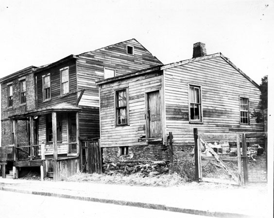 1718 South 9th Street, Camden, 1938 — homes that were razed for Branch Village