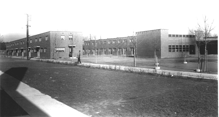 Clement T. Branch Village exterior view, 1941
