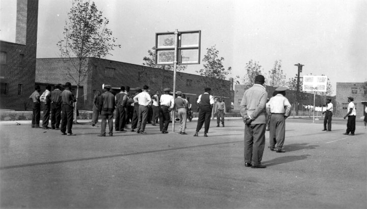 Life on the playground at Branch Village, 1941