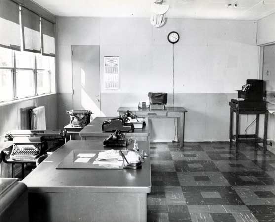 Branch Village management offices, spring 1952