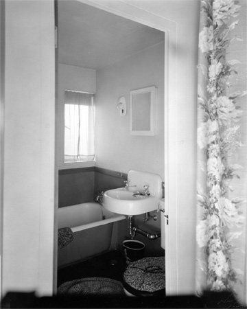 New bathrooms at Branch Village, 1941