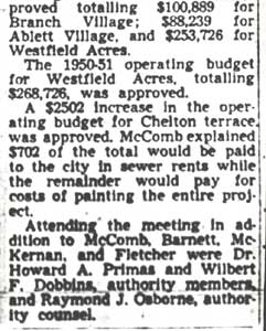Troiano Appointed As New Member of Housing Authority (continued) — Camden Courier-Post, July 22, 1950