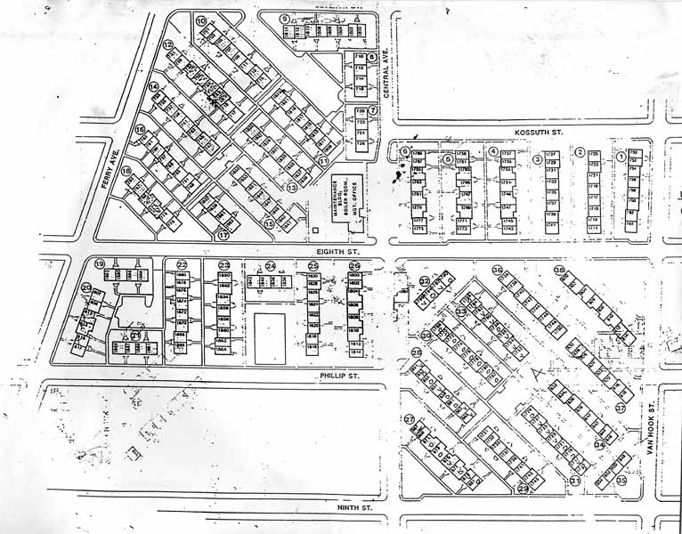 Franklin D. Roosevelt Manor site map