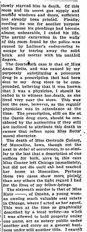 H.H. Holmes confession — page 05-91