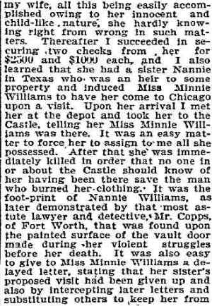 H.H. Holmes confession — page 11