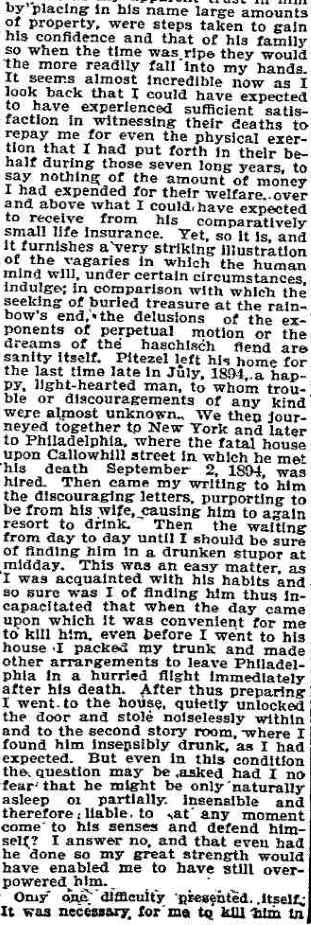 H.H. Holmes confession — page 15