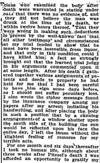 H.H. Holmes confession — page 19