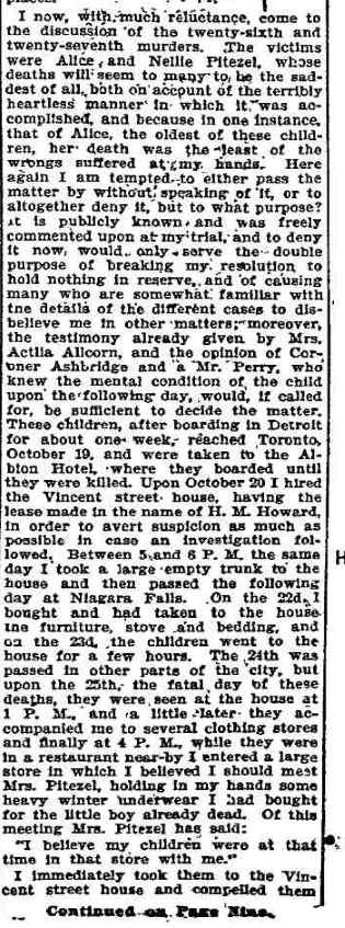 H.H. Holmes confession — page 24