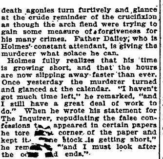 H.H. Holmes confession — page 33