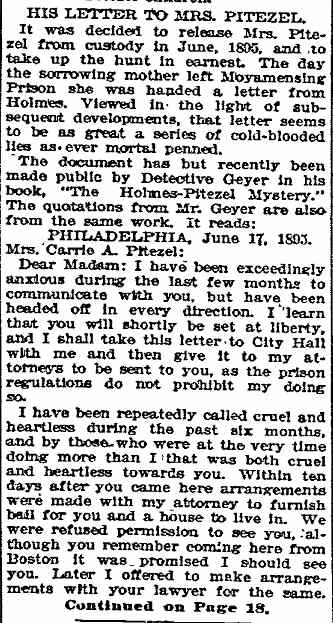 H.H. Holmes confession — page 35