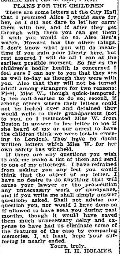 H.H. Holmes confession — page 41