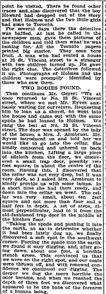 H.H. Holmes confession — page 45
