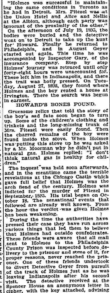 H.H. Holmes confession — page 47
