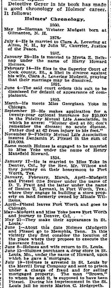 H.H. Holmes confession — page 49