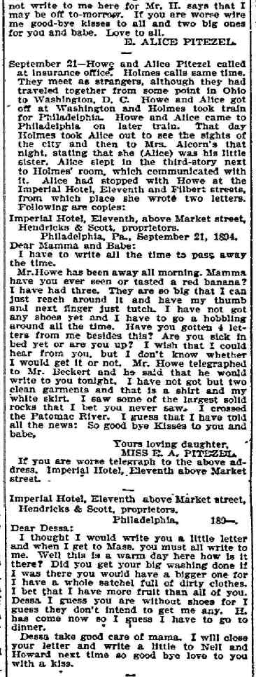 H.H. Holmes confession — page 52