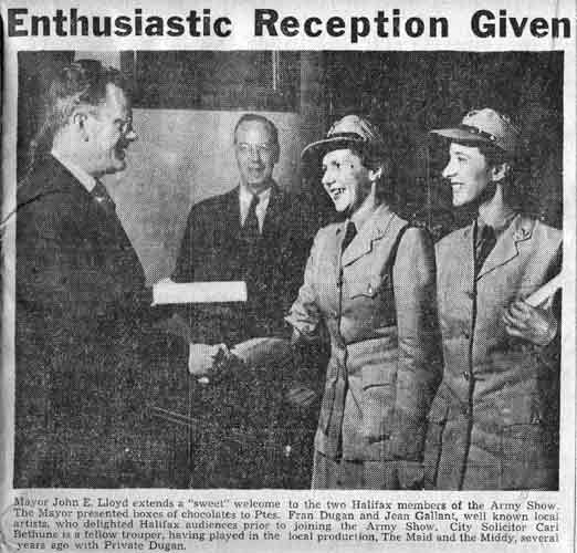 Army Show, Halifax Mail, August 31, 1943