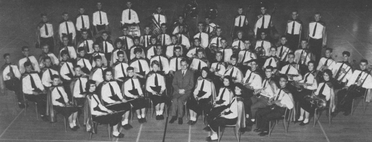 1959 Kamloops High School Band, directed by Frank Hosek