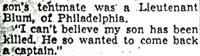 Newspaper clipping continued: statement from Mrs. Sippel