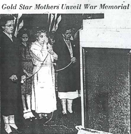 Barrington WWII memorial dedication ceremony, May 31, 1948