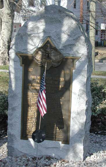 Barrington World War I memorial