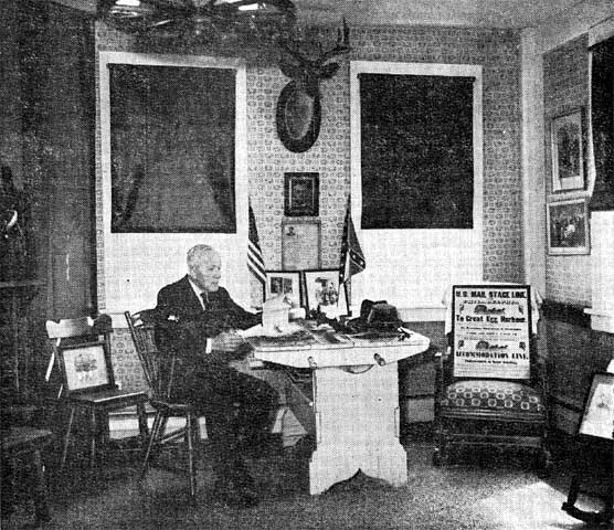 Warren Stafford Sr. in his Berlin museum, May 1964