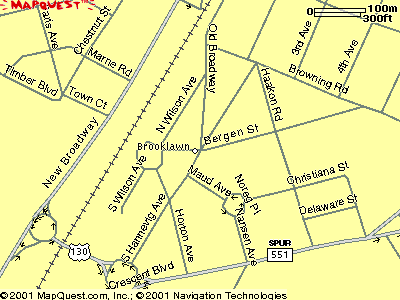 Map of Brooklawn, N.J.
