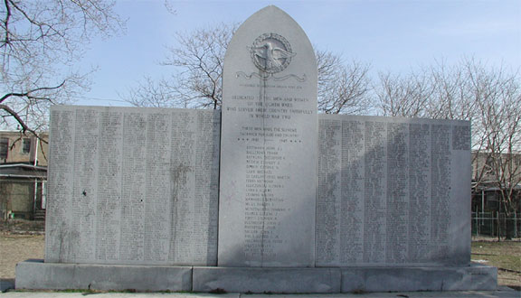 8th Ward World War II Memorial, Camden NJ