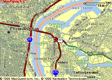 Map of Camden, N.J.