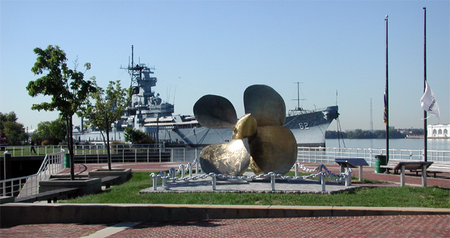 American Merchant Marine Memorial, Camden, October 2005