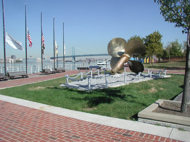 American Merchant Marine Memorial, Camden, October 2005