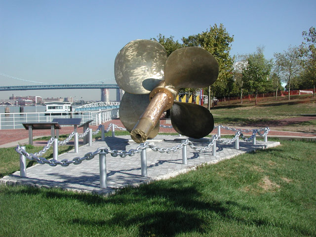 American Merchant Marine Memorial, Camden, October 2005