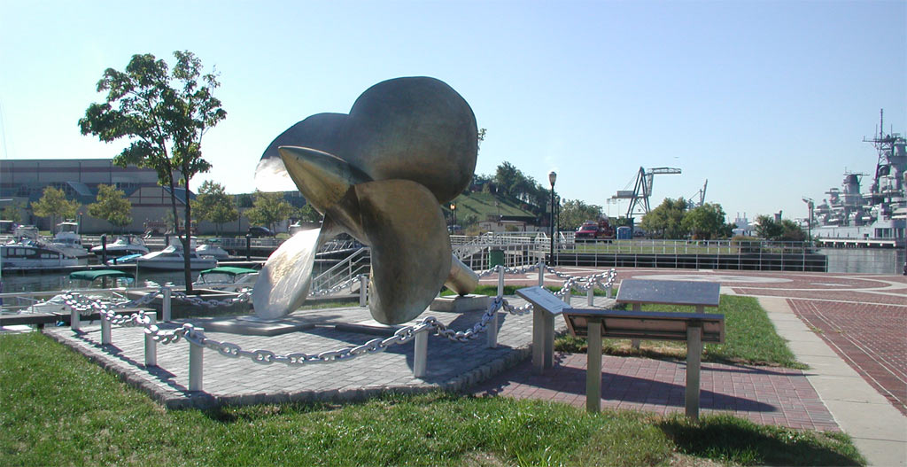 American Merchant Marine Memorial, Camden, October 2005