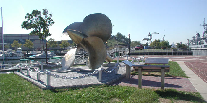 American Merchant Marine Memorial, Camden, October 2005