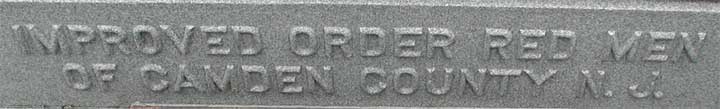 Detail of the Red Men WWI Memorial