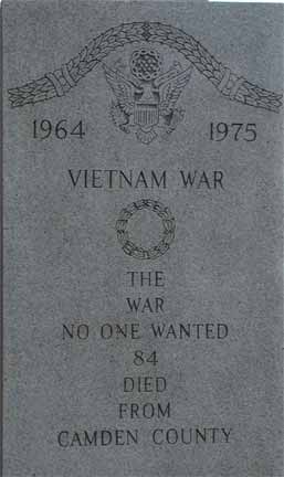 Roosevelt Plaza War Memorial — North side inscription panel