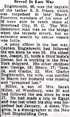 Served In Last War — Englebrecht and Miller