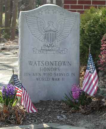 Clementon Fire Company WWII War Memorial