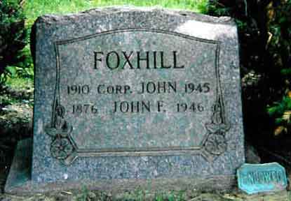 John F. Foxhill Jr., Corporal, U.S. Army