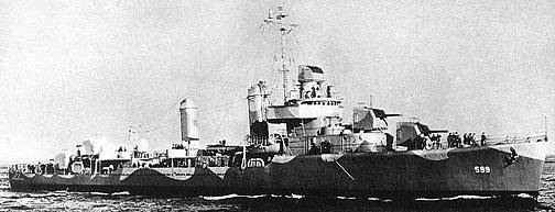 USS Barton DD-599