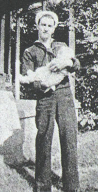 Blair Jakway holding his sister's child, the last photo taken of him
