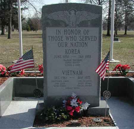 Collingswood Korea & Vietnam War Memorial panel