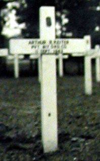Arthur R. Keiter's grave at Cambridge American Cemetery