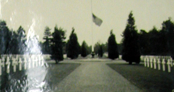 Arthur R. Keiter's grave at Cambridge American Cemetery